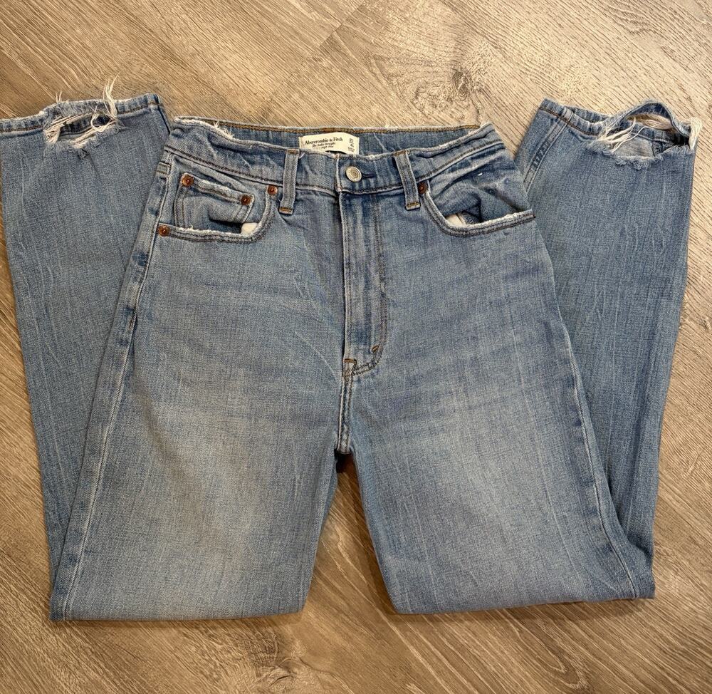 Abercrombie & Fitch Jeans Ankle Straight Ultra High Rise Size 27/4